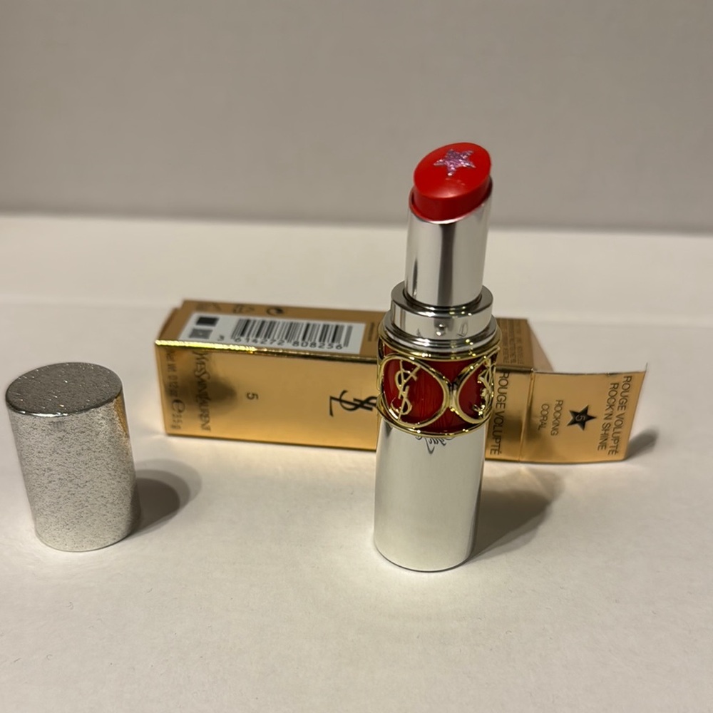 Yves Saint Laurent Rouge Volupté Shine Lipstick - Red